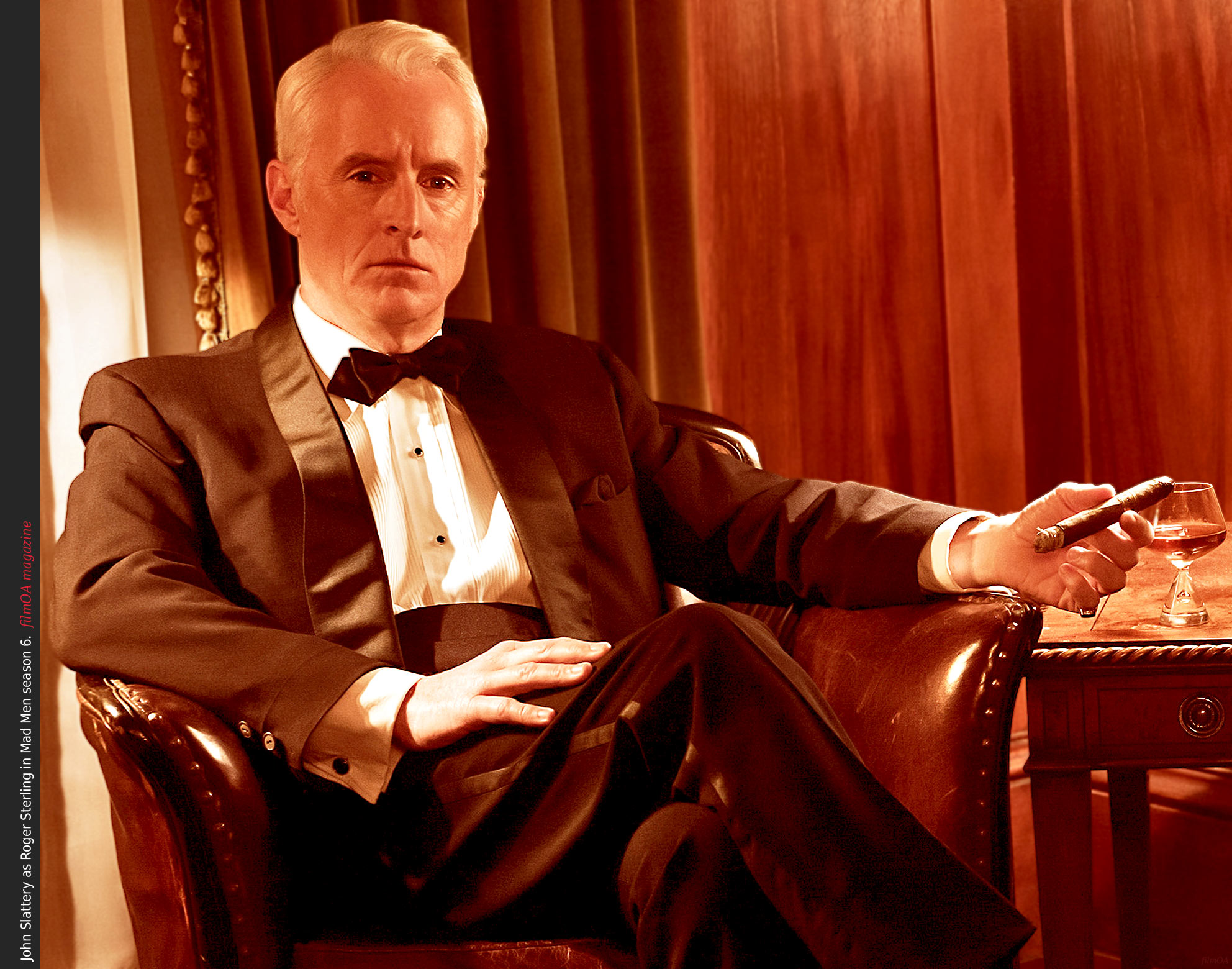 John Slattery as Roger Sterling exploring the 60 s in Mad Men season 6