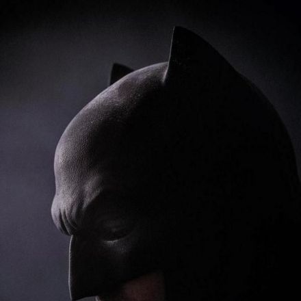 Close-up of Ben Affleck as Batman