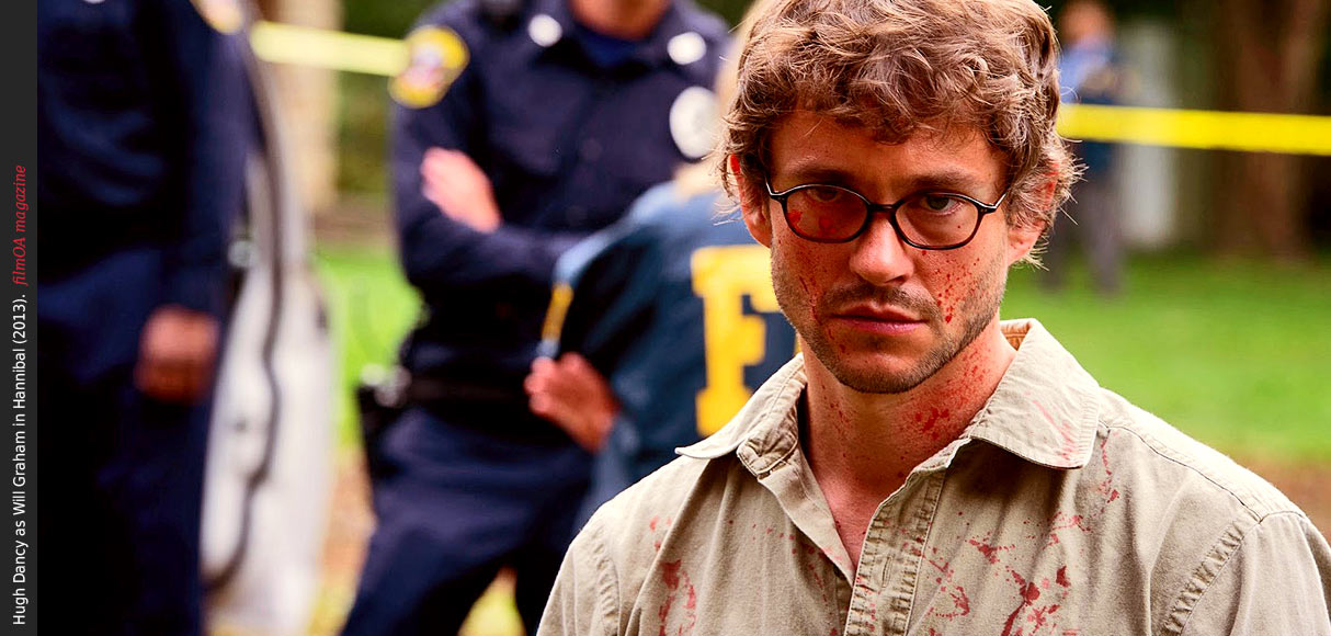 Hugh Dancy as Will Graham blood glasses Hannibal tv 2013