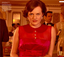 Elisabeth Moss not out yet as Peggy Olson in Mad Men season 6