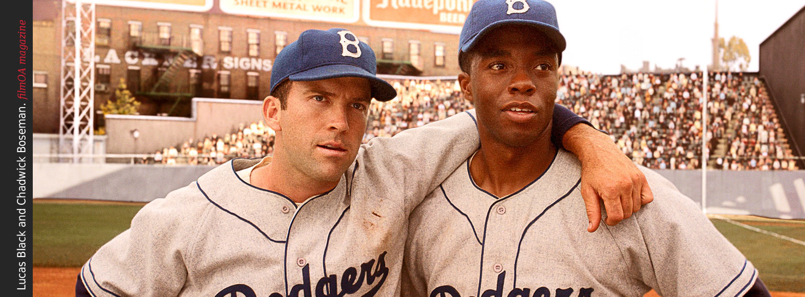 Lucas Black and Chadwick Boseman 42