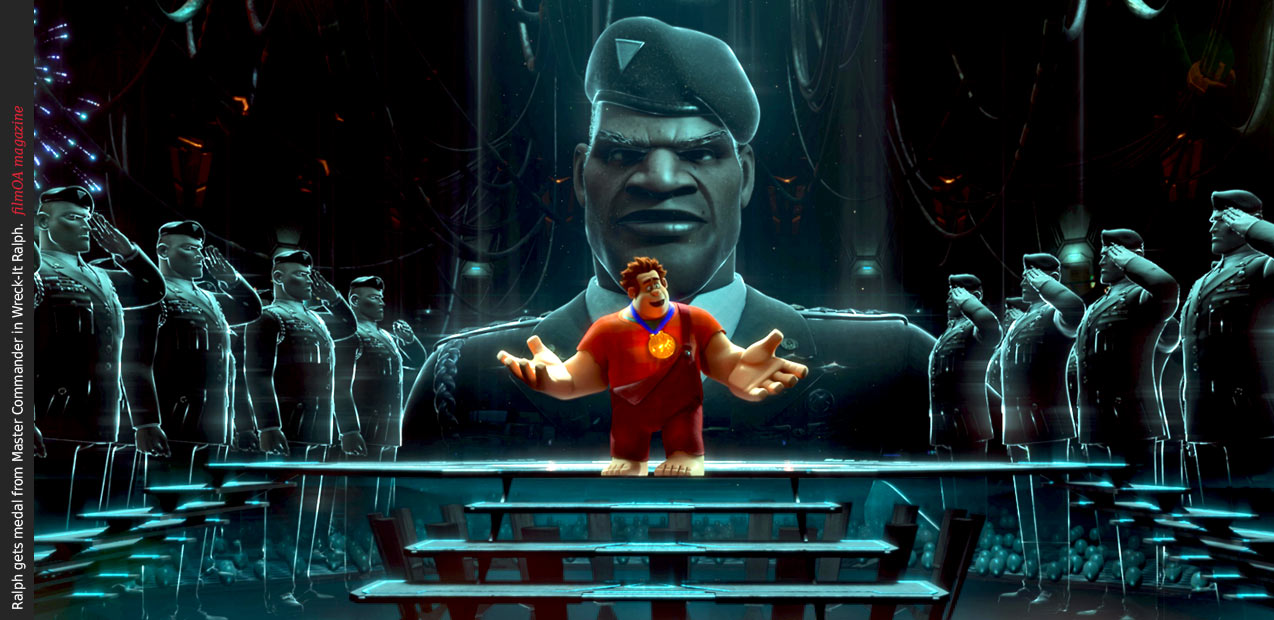 Wreck Ralph Master Commander Chief blue head medal