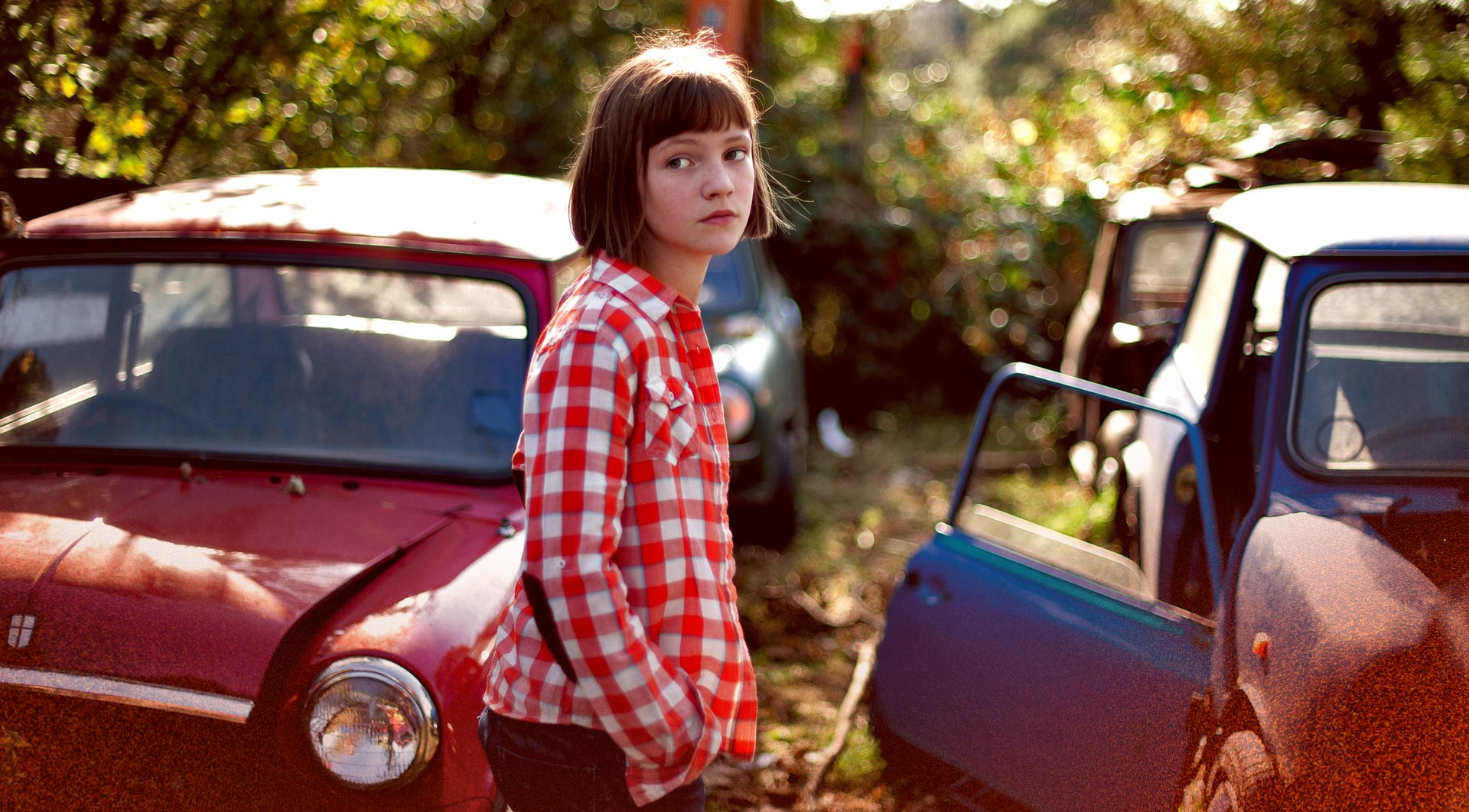 Eloise Laurence young girl Broken cars UK