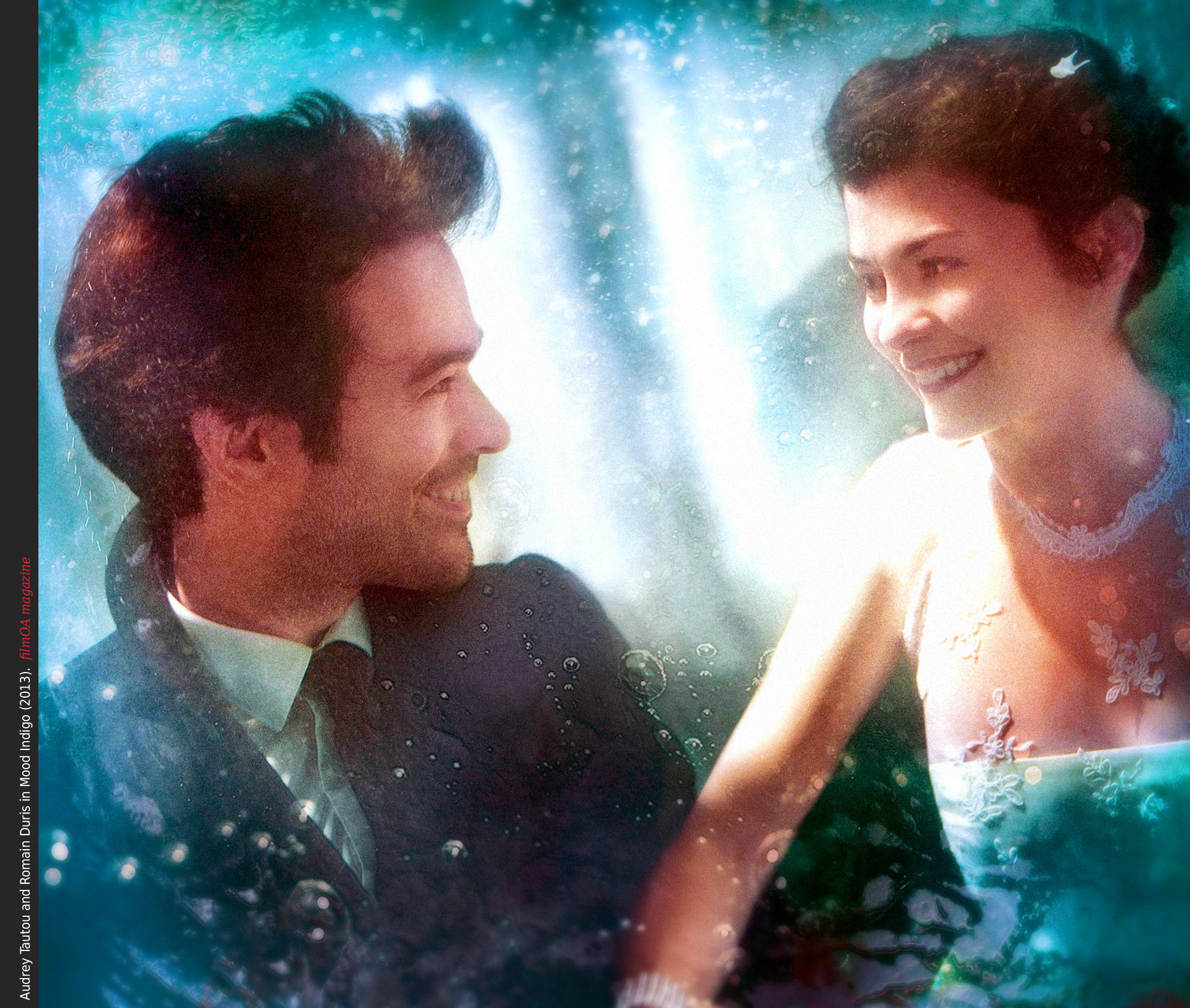 Audrey Tautou Romain Duris Mood Indigo Poster water 2013