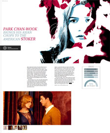 Park Chan-Wook brings his Asian chops to the American Stoker