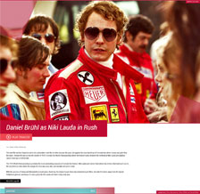 Daniel Brühl as Niki Lauda in Rush