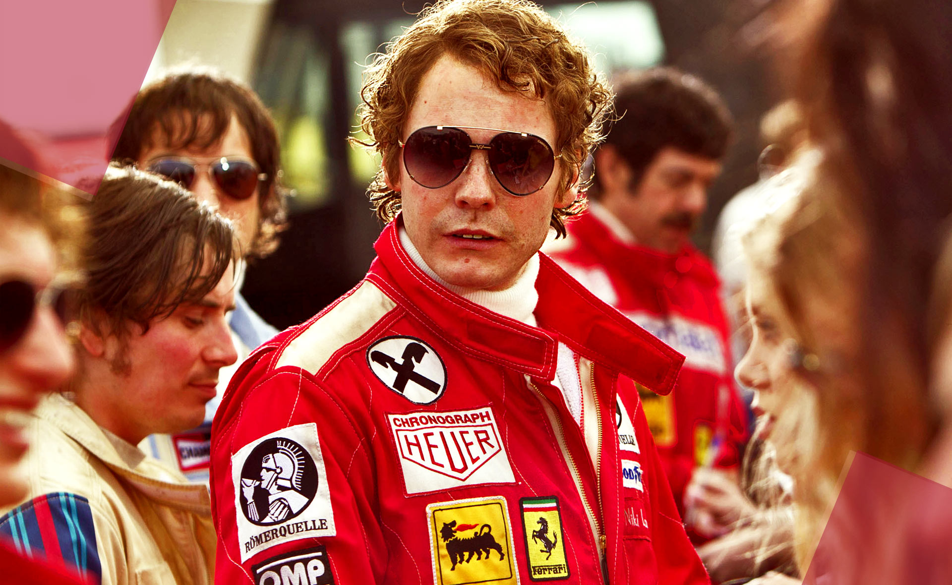 Daniel Bruhl as Niki Lauda glasses Formula 1 Rush