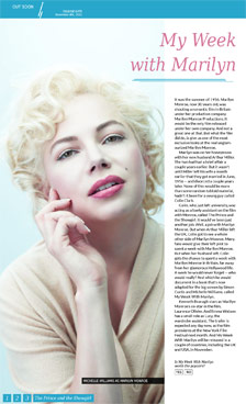 Michelle Williams and Kenneth Branagh in My Week With Marilyn