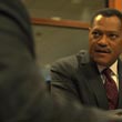 Laurence Fishburne Has A Mustage
 in Contagion