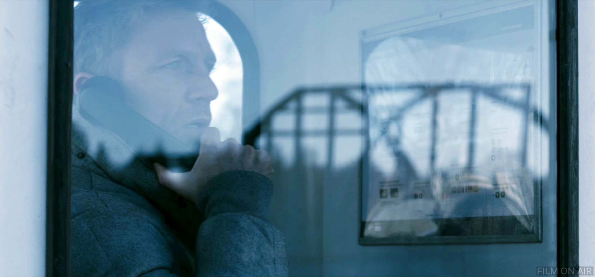 Daniel Craig In Phone Booth
 in The Girl with the Dragon Tattoo in The Girl with the Dragon Tattoo