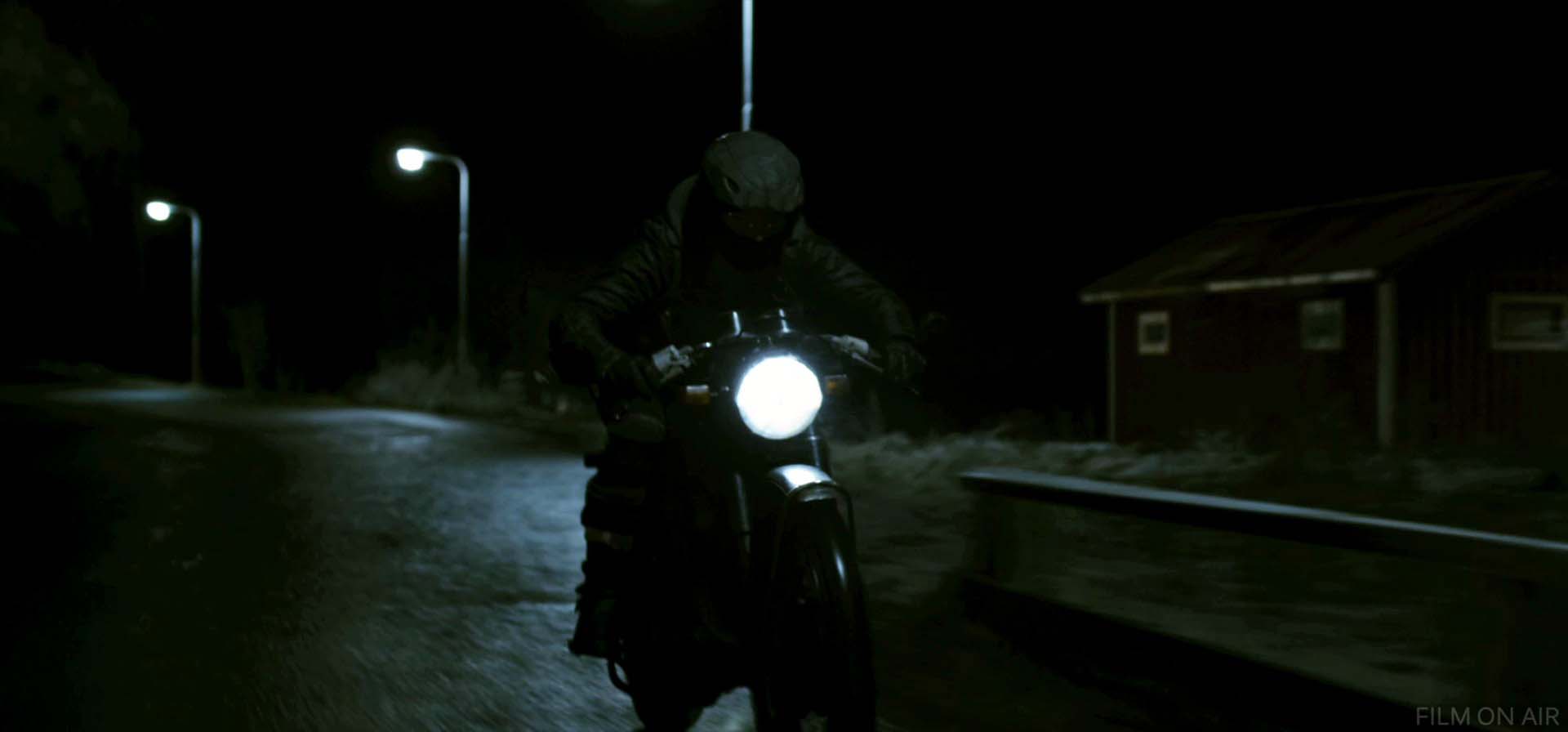 Riding Bike At Night
 in The Girl with the Dragon Tattoo in The Girl with the Dragon Tattoo