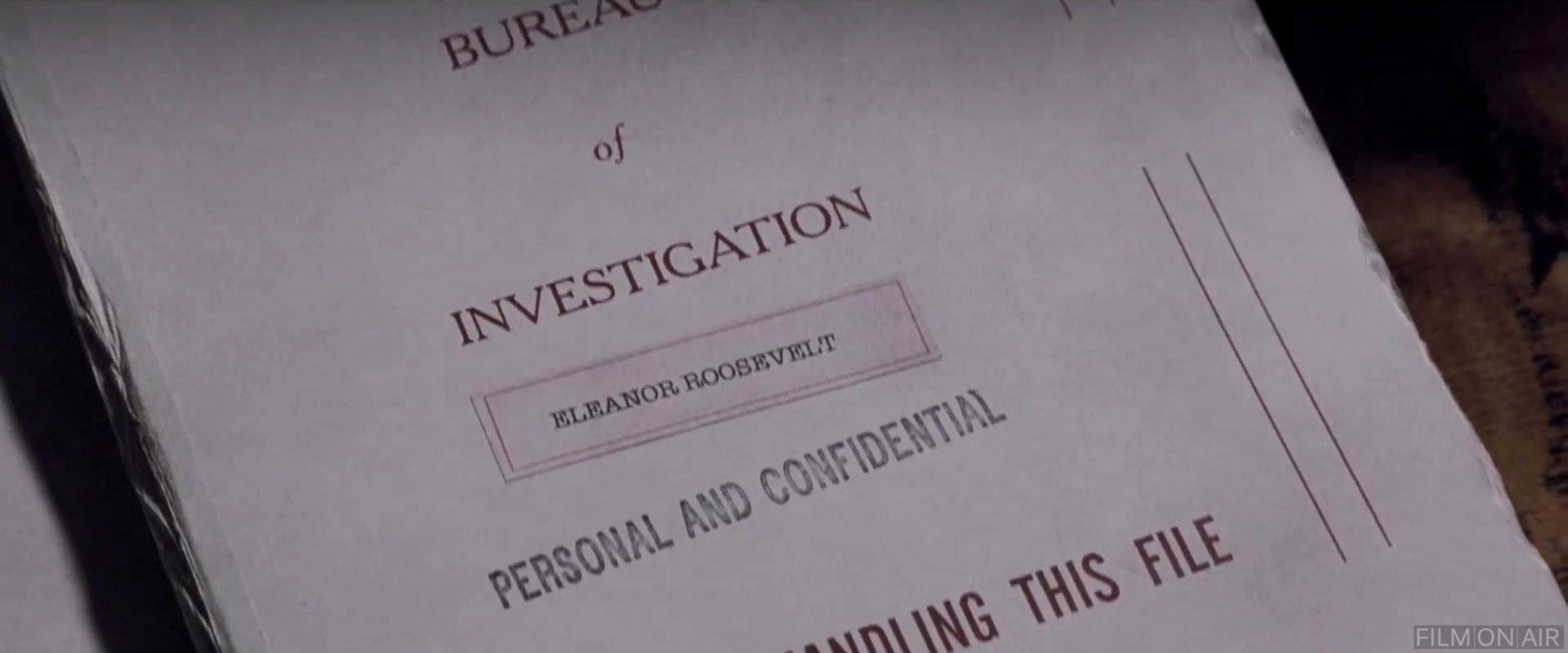 Fbi File in J. Edgar in J. Edgar