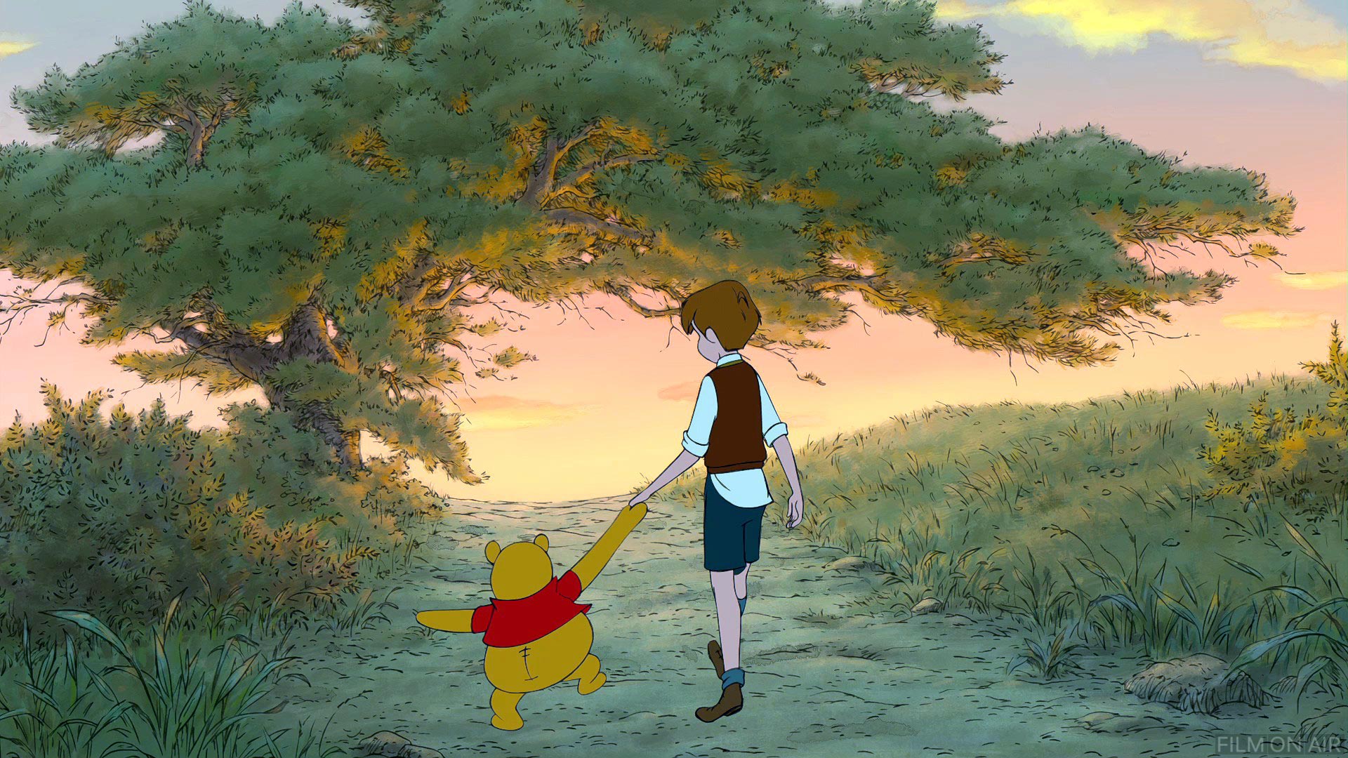 Christopher And Pooh
 in Winnie the Pooh in Winnie the Pooh