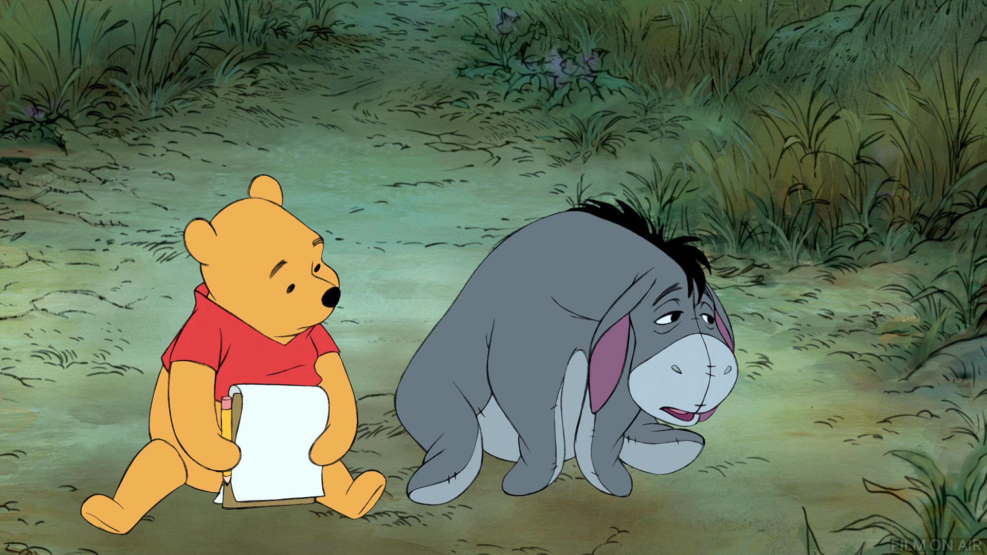 pooh crying