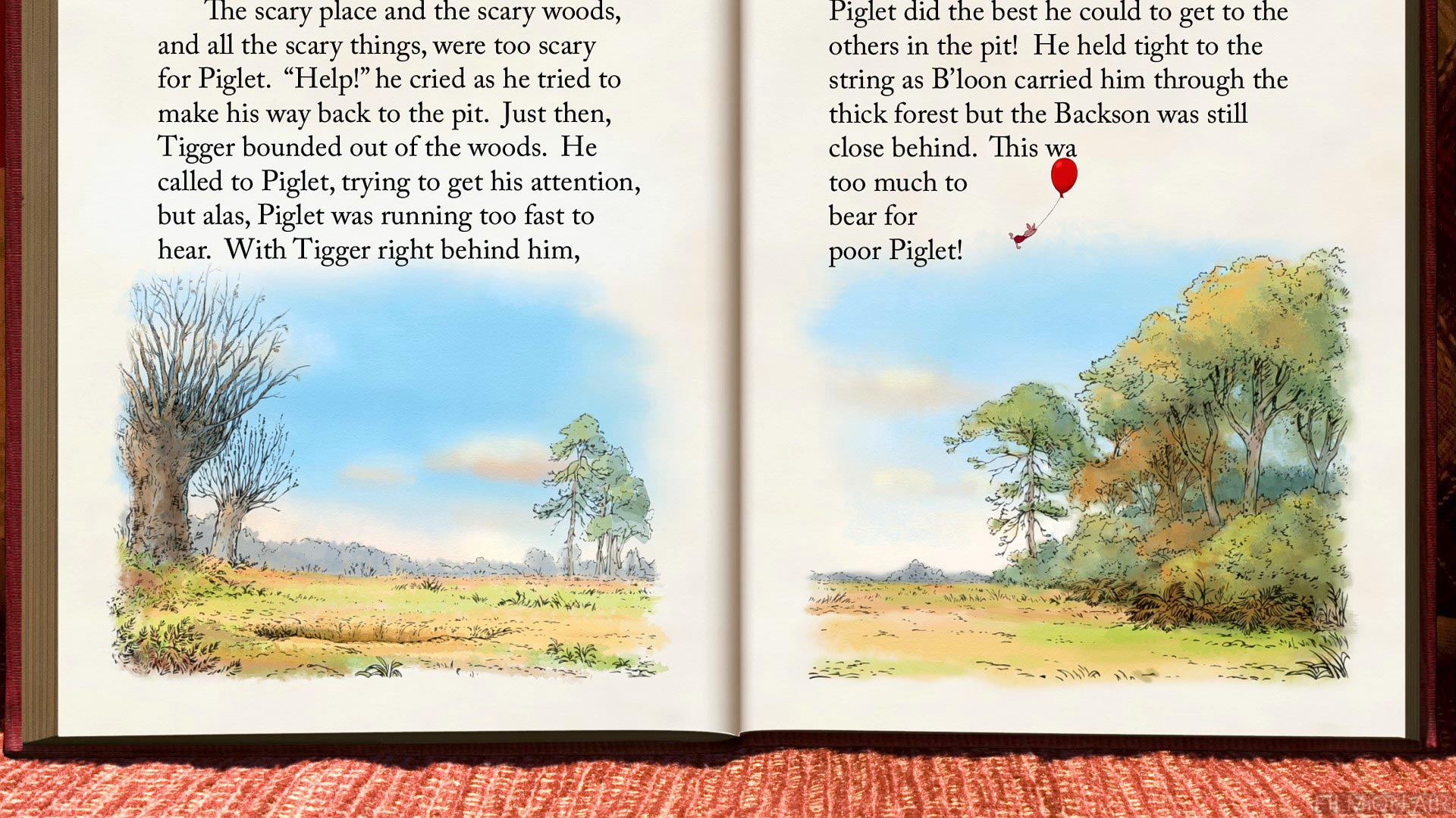 Piglet In Book
 in Winnie the Pooh in Winnie the Pooh