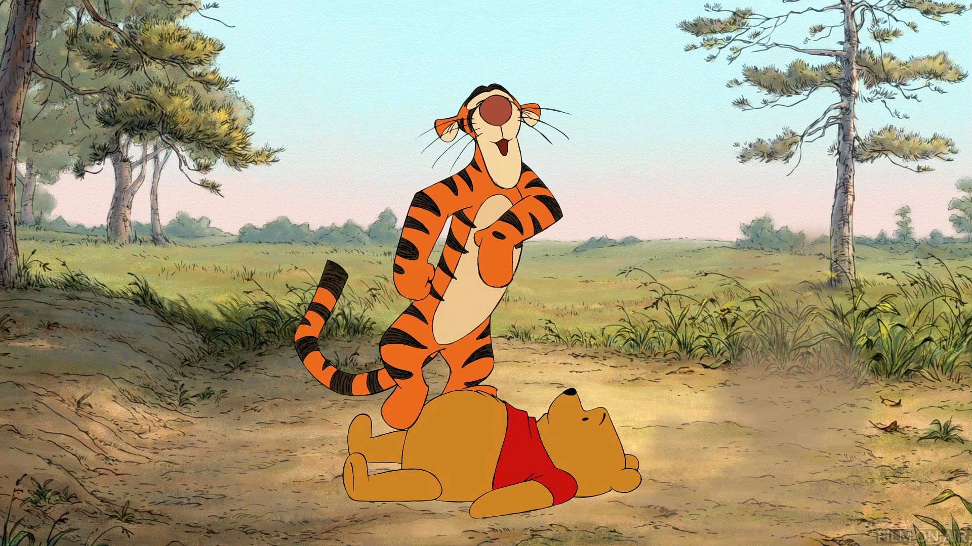 Tigger On Tummy
 in Winnie the Pooh in Winnie the Pooh