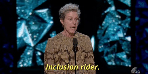 Read my lips: Inclusion Rider