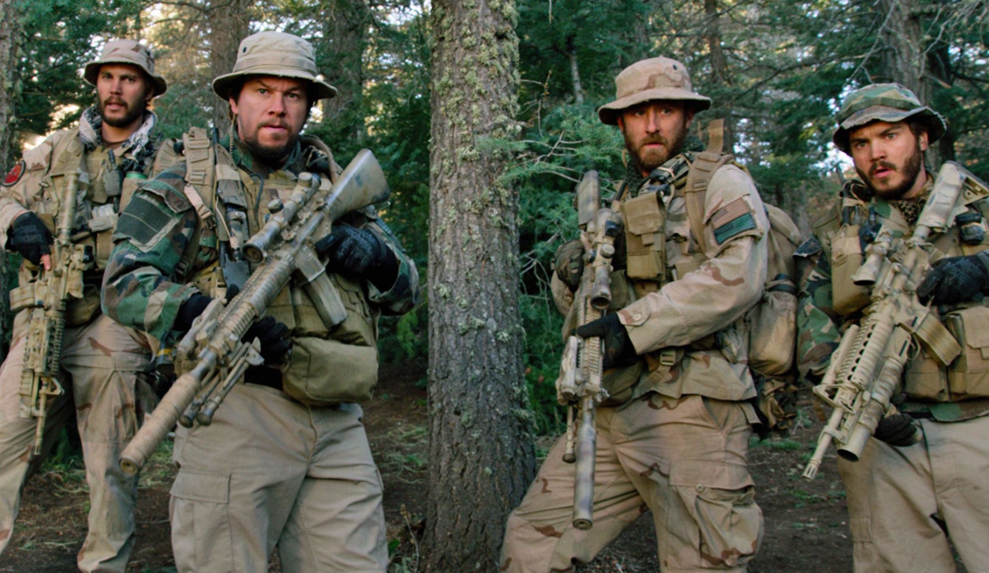 Mark Wahlberg plays Luttrell in Navy SEALs film Lone Survivo