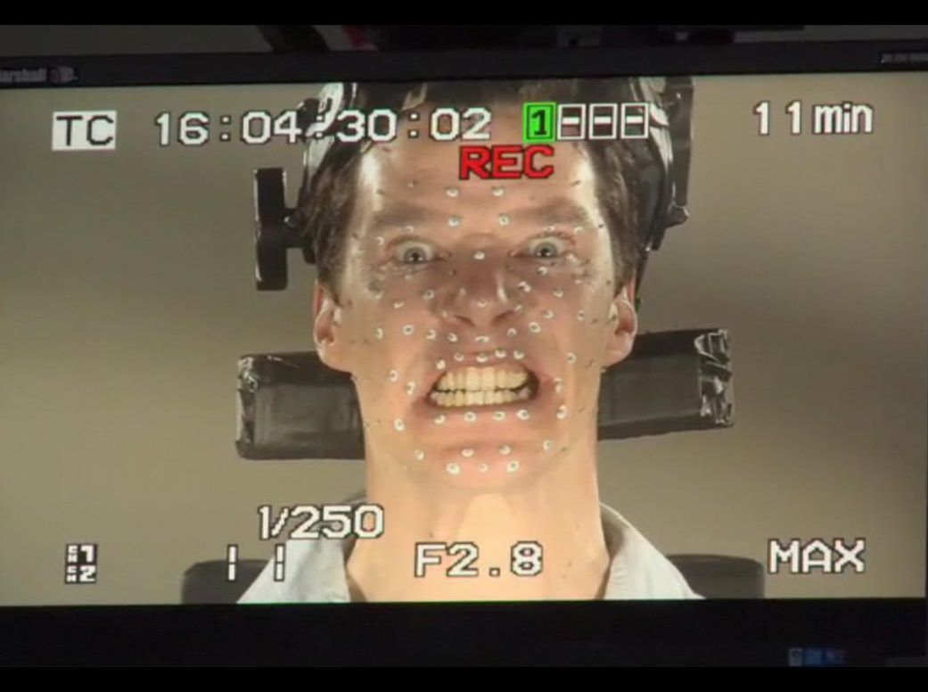 Benedict Cumberbatch performance capture as the Smaug