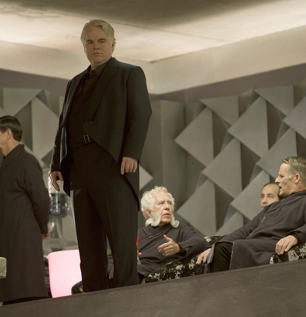 Philip Seymour Hoffman is actually in Hunger Games: Catching