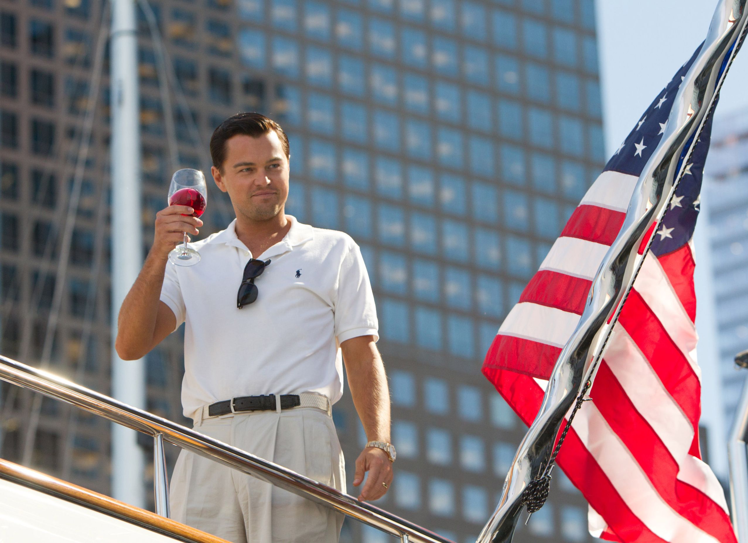 The Wolf of Wall Street on a boat