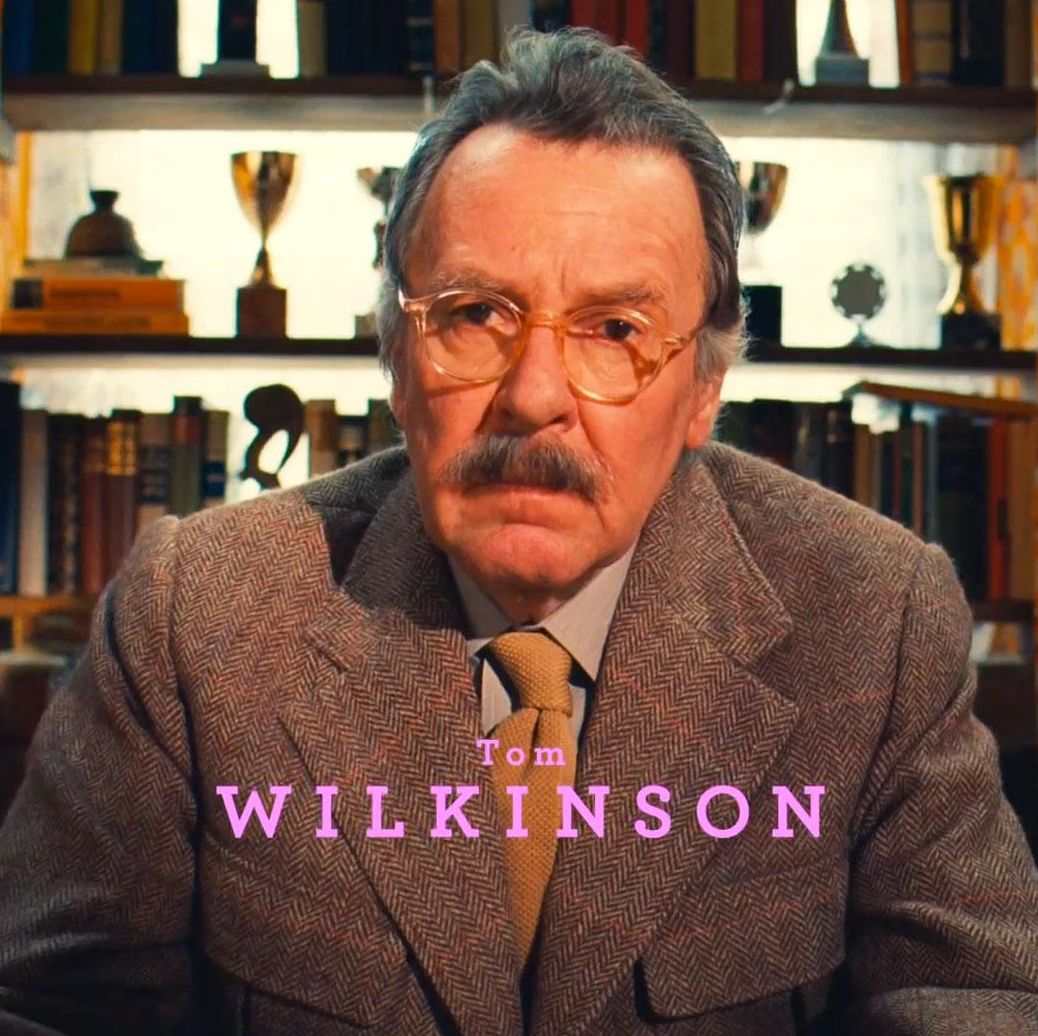 Tom Wilkinson in The Grand Budapest Hotel