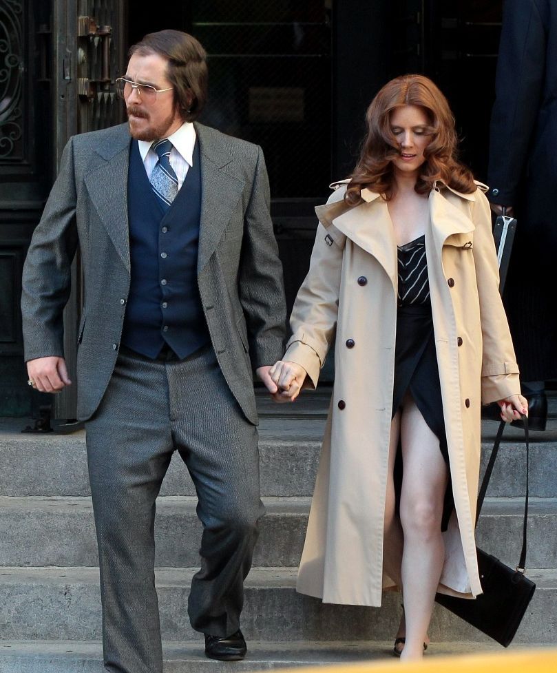 Amy Adams and Christian Bale go out in American Hustle