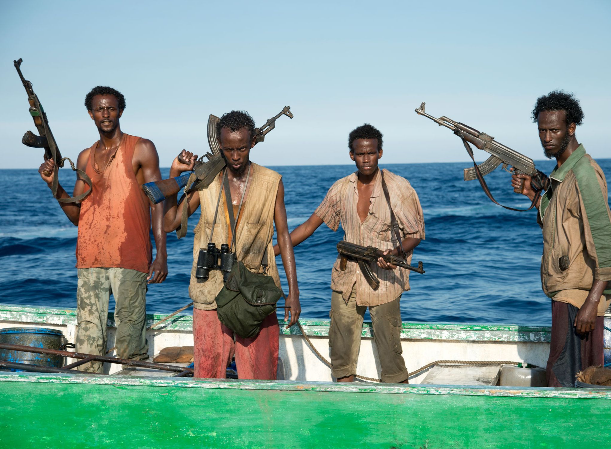 Angry gunmen at sea