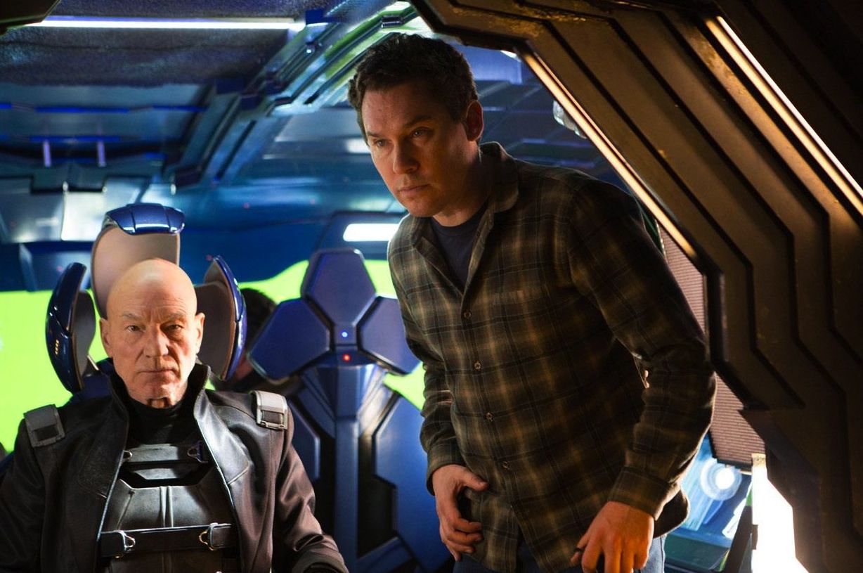 Bryan Singer directs Patrick Stewart