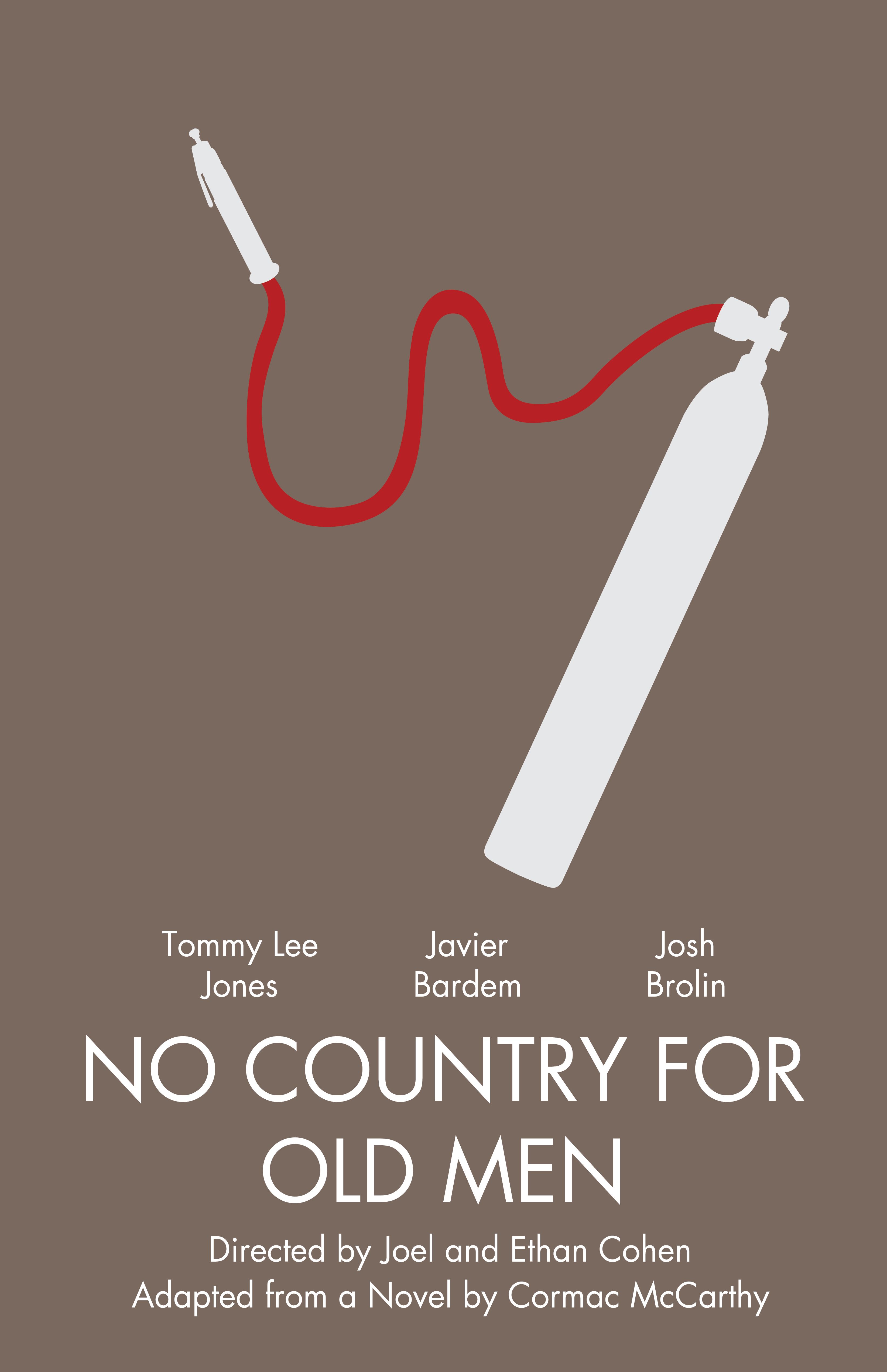 Minimal Poster: No Country For Old Men