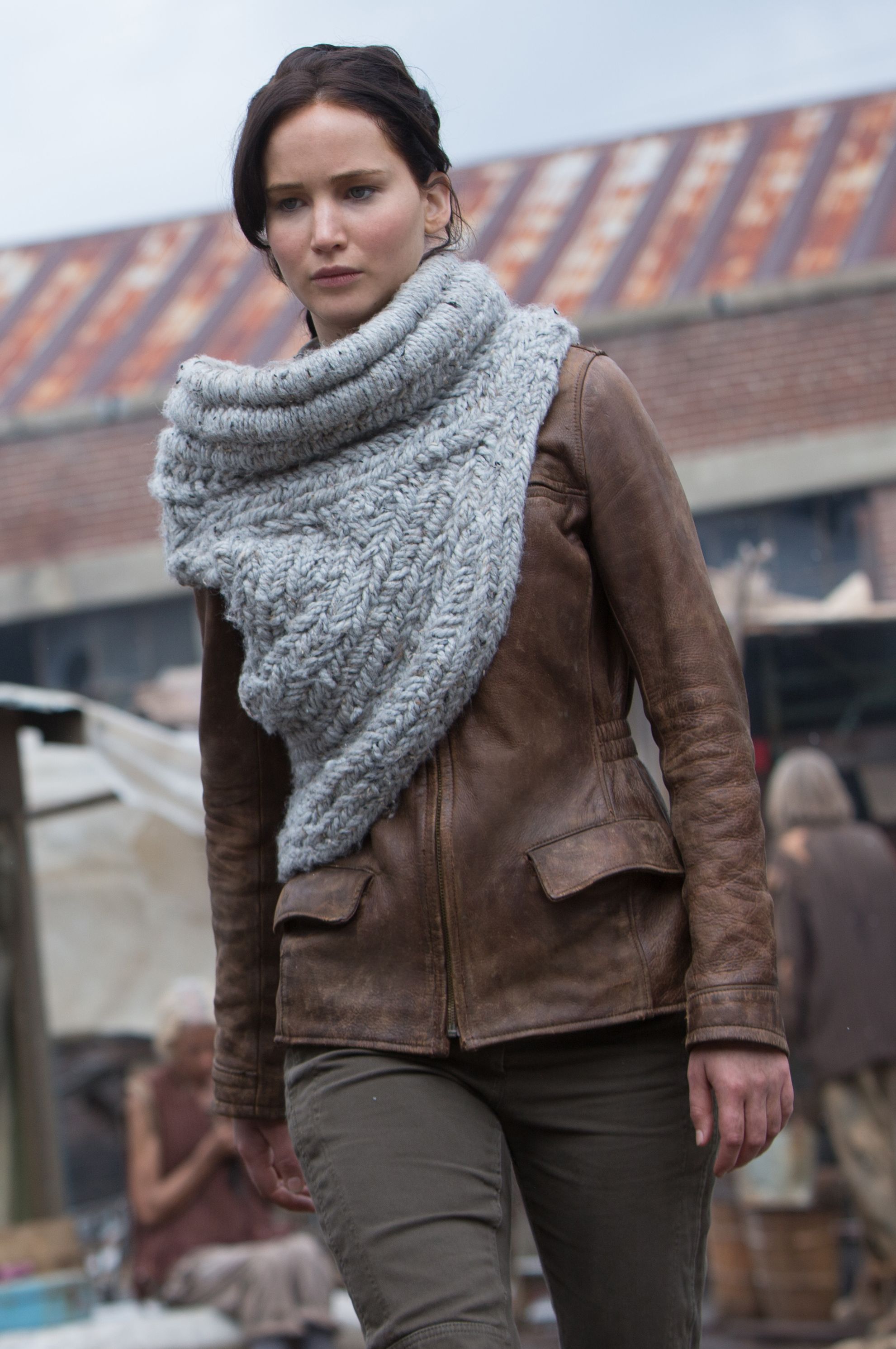 Fancy scarf in Hunger Games: Catching Fire