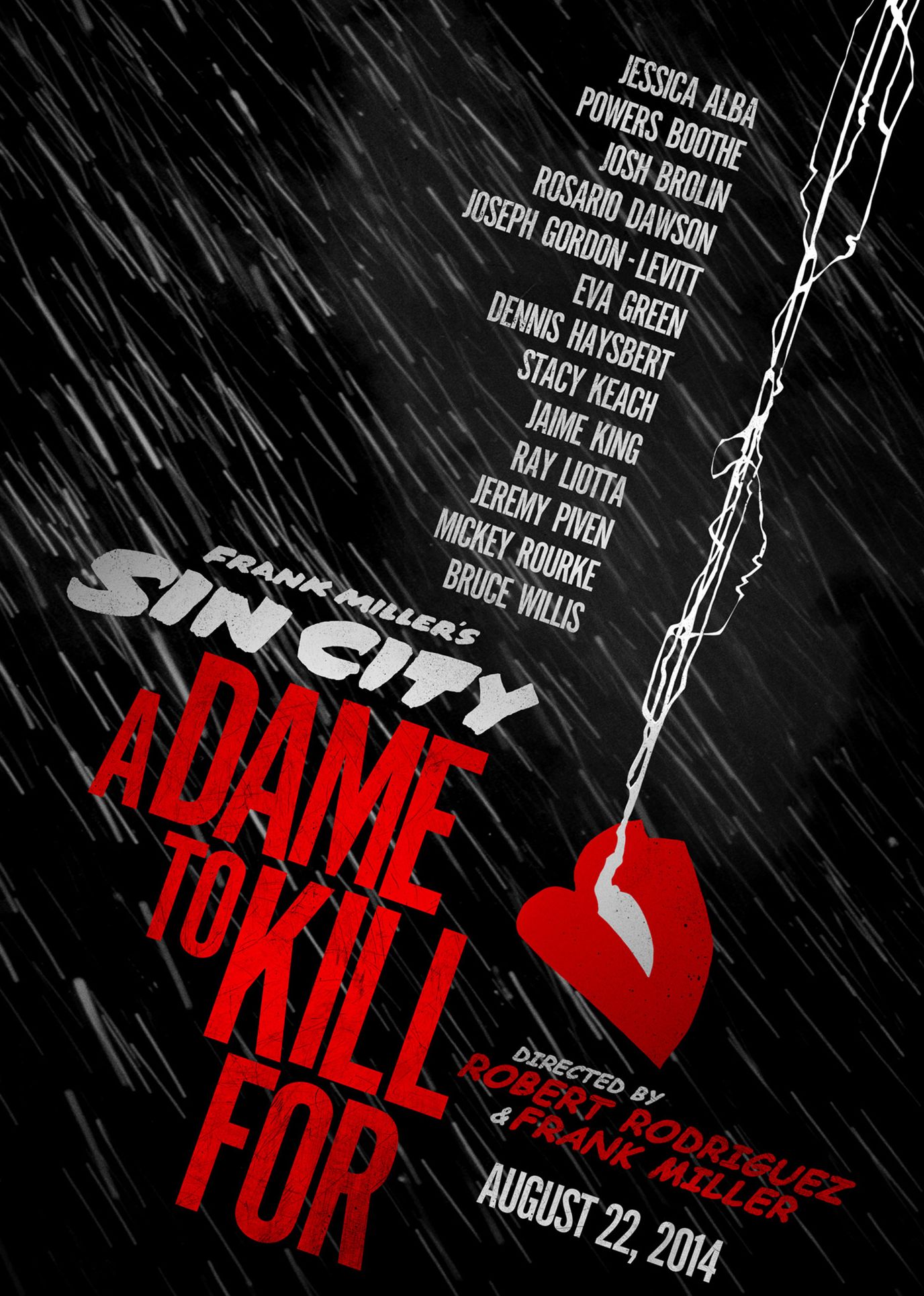 Sin City: A Dame To Kill For Poster Art