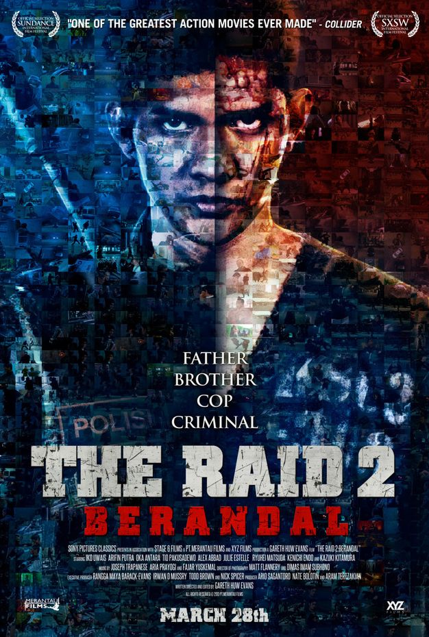 Indonesian poster for The Raid 2: Berandal