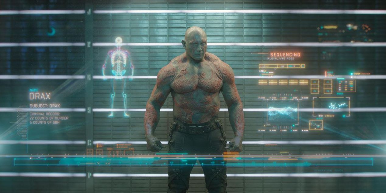 Drax in Guardians Of The Galaxy