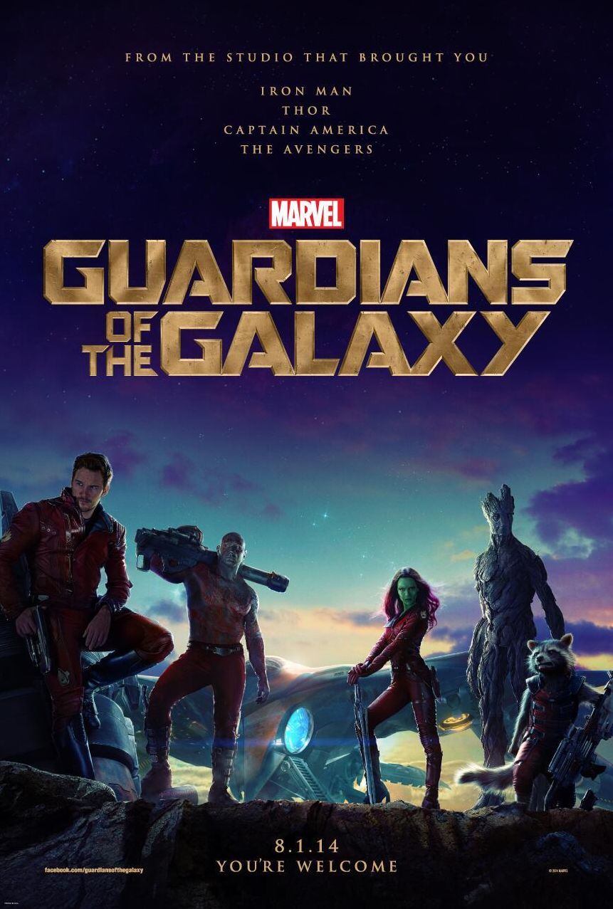 First official poster for Guardians Of The Galaxy