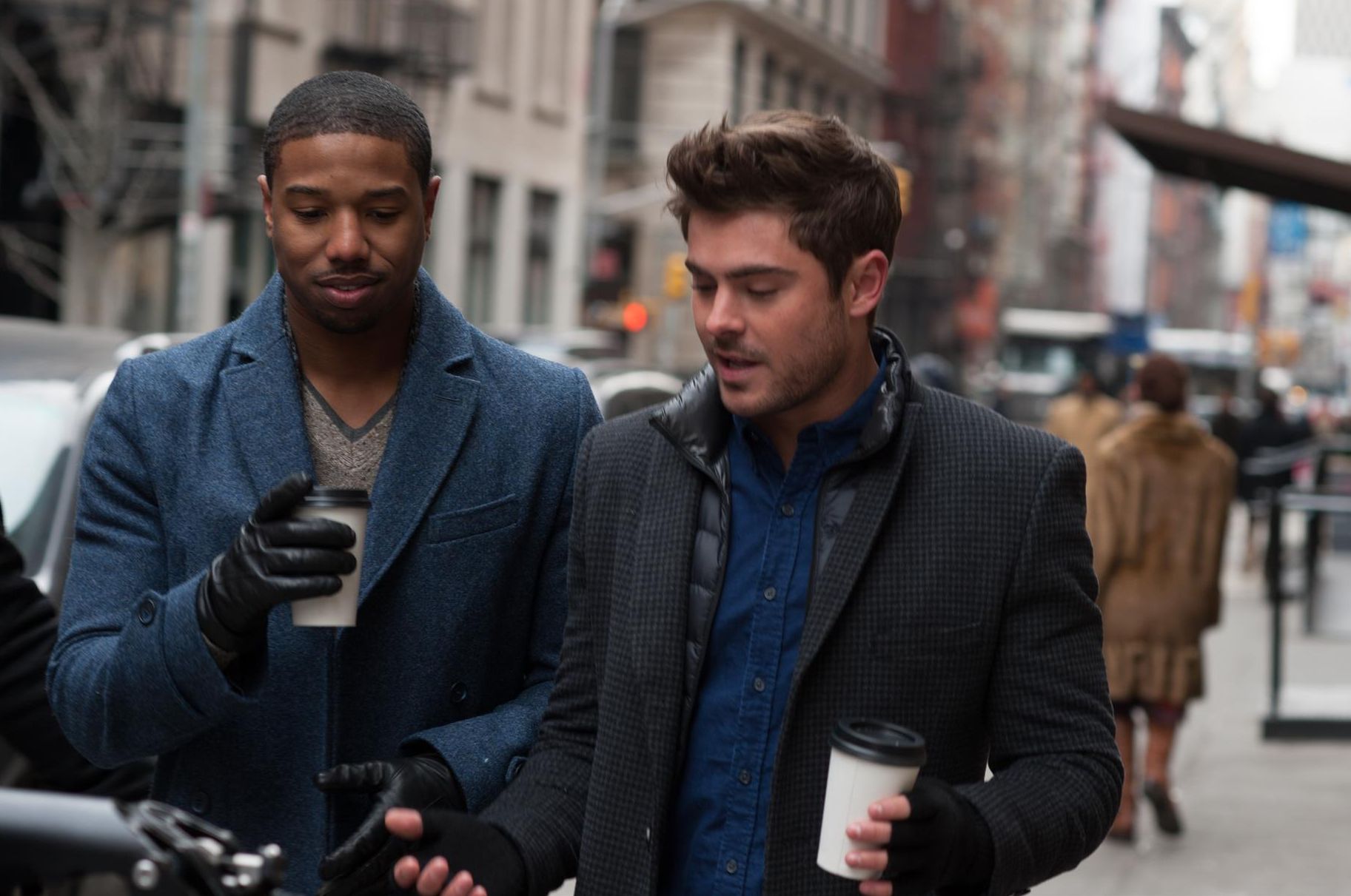 Michael B. Jordan and Zac Efron