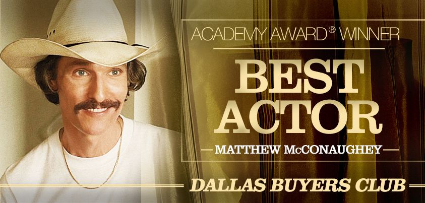 Matthew McConaughey winner Best Actor OSCAR®