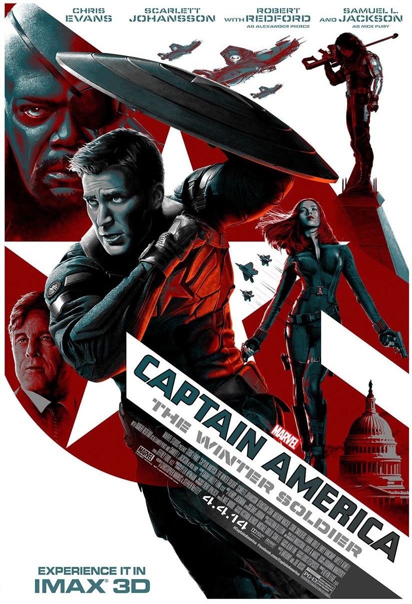 iMAX 3D Poster for Captain America: The Winter Soldier