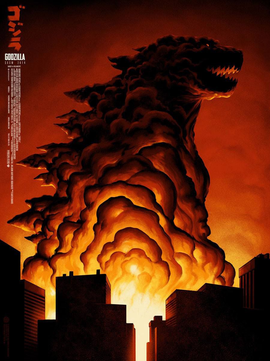 The iconic Godzilla