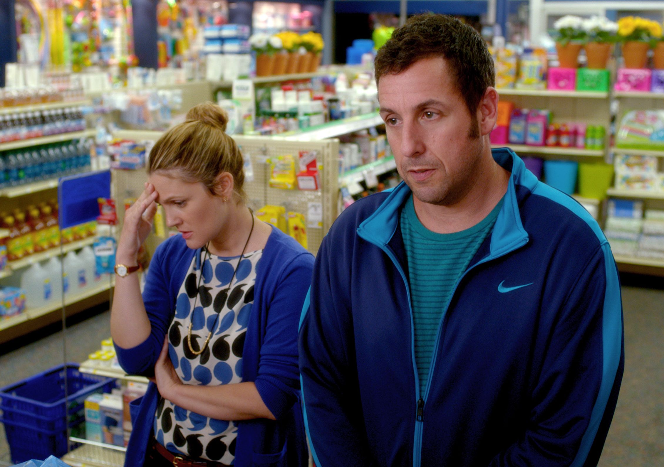 Adam Sandler and Drew Barrymore together again in the superm