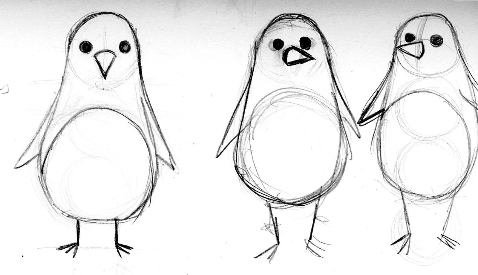 The Robin character designs