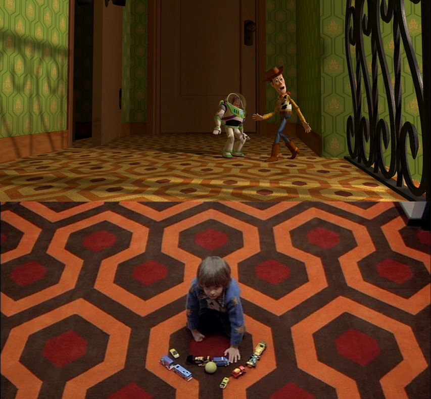 Sid&#039;s carpet in Toy Story is a homage to the carpet in Stanl