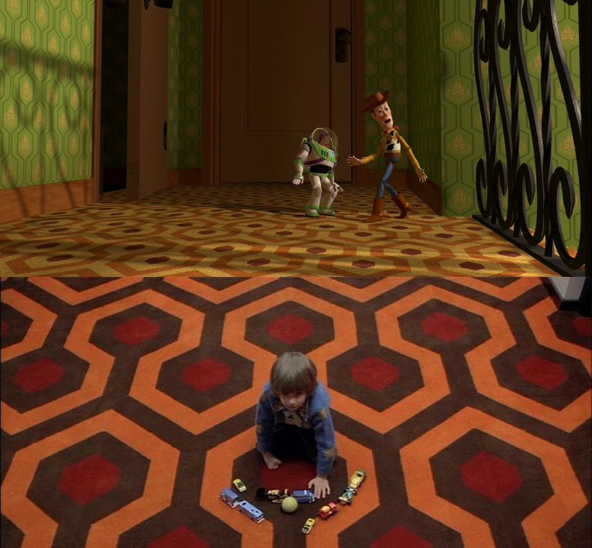 Sid&#039;s carpet in Toy Story is a homage to the carpet in Stanl