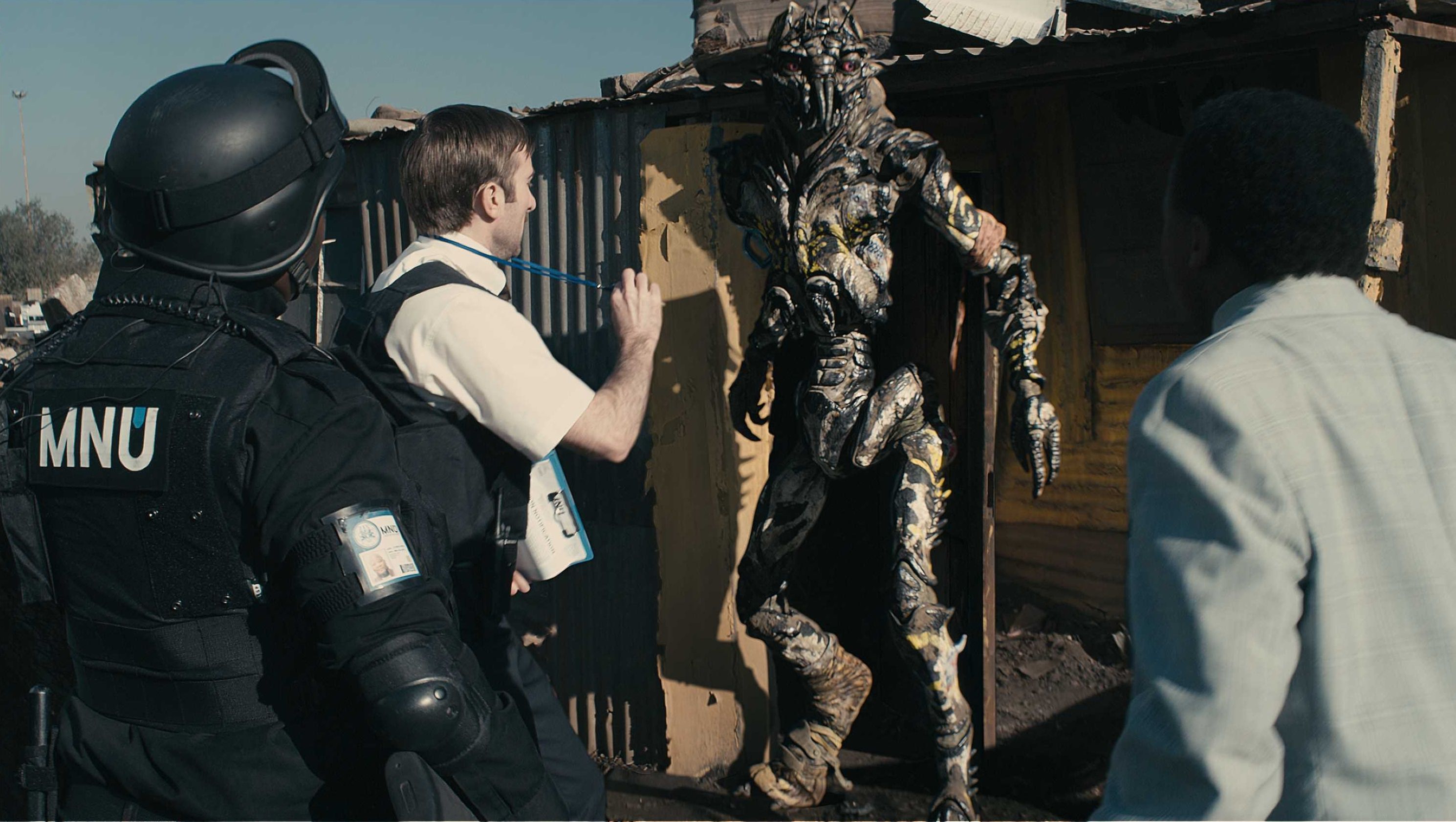 The alien language in District 9 was created by rubbing a pu