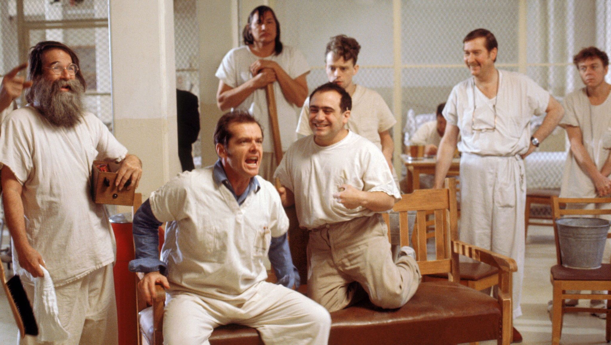 Many of the extras in One Flew Over the Cuckoo&#039;s Nest were