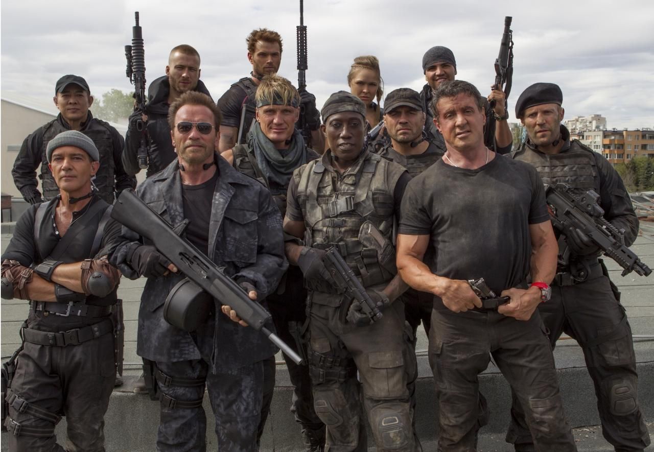 The team assembles in a new still from The Expendables 3