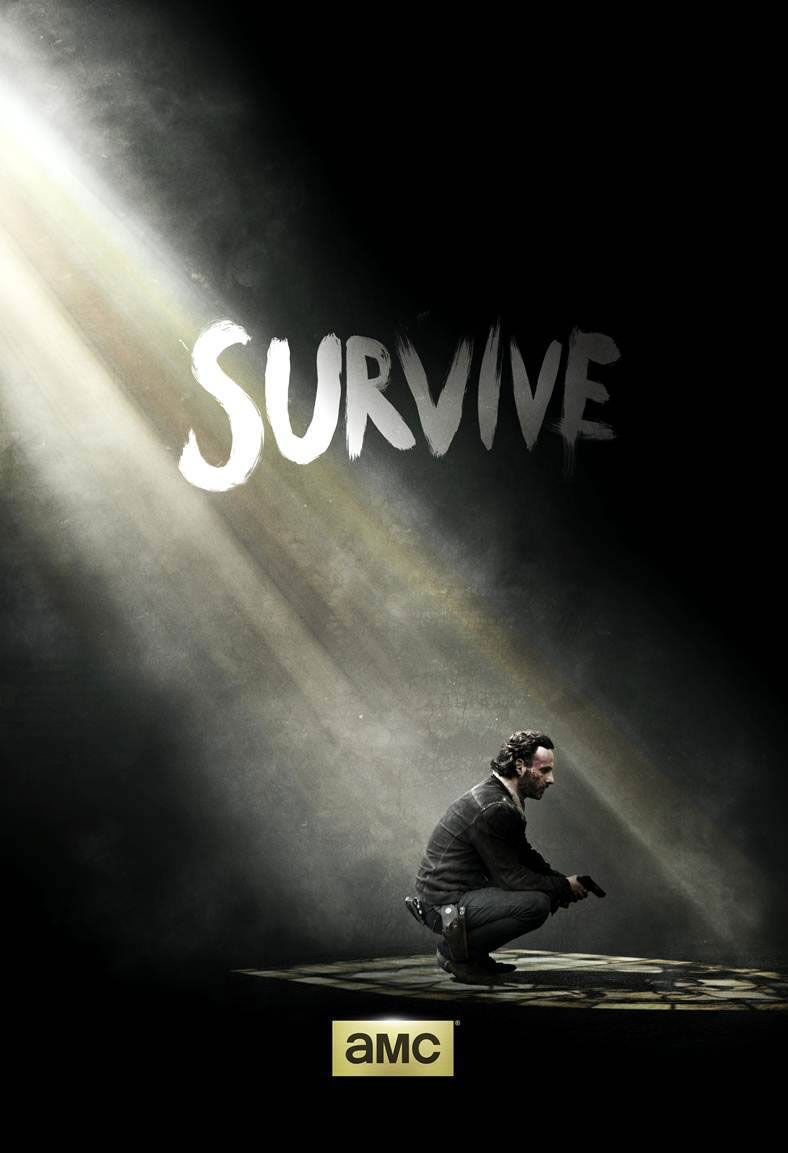 "Survive" teaser poster for The Walking Dead, Season 5