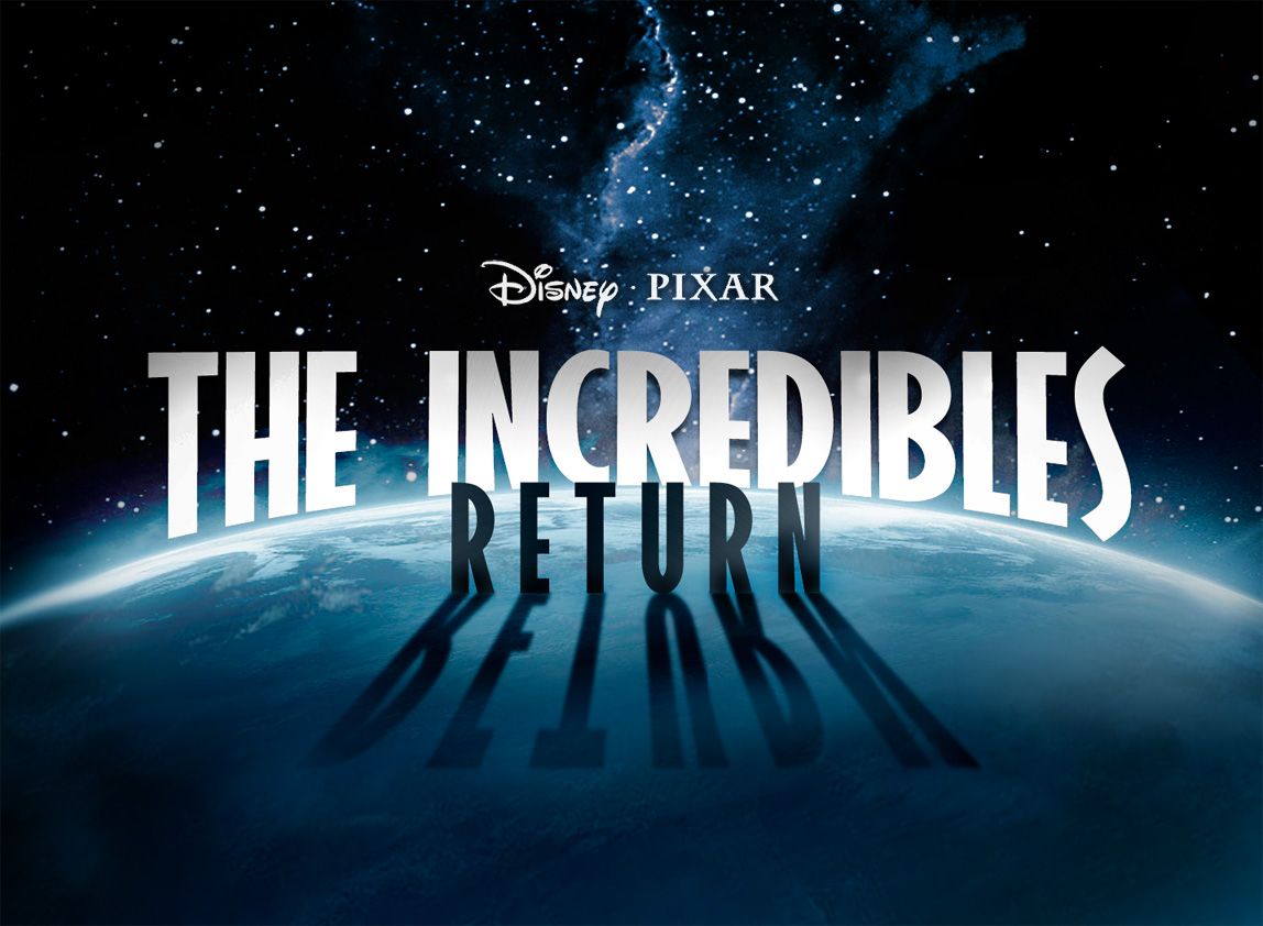 Teaser poster for The Incredibles 2!