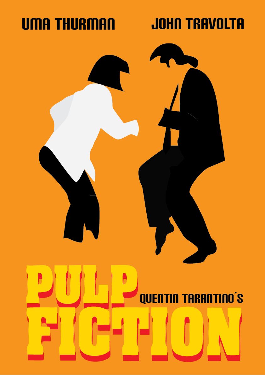 Pulp Fiction Minimal Movie Poster #1