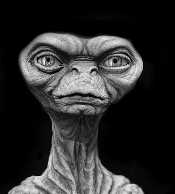 Concept art for E.T&#039;s father